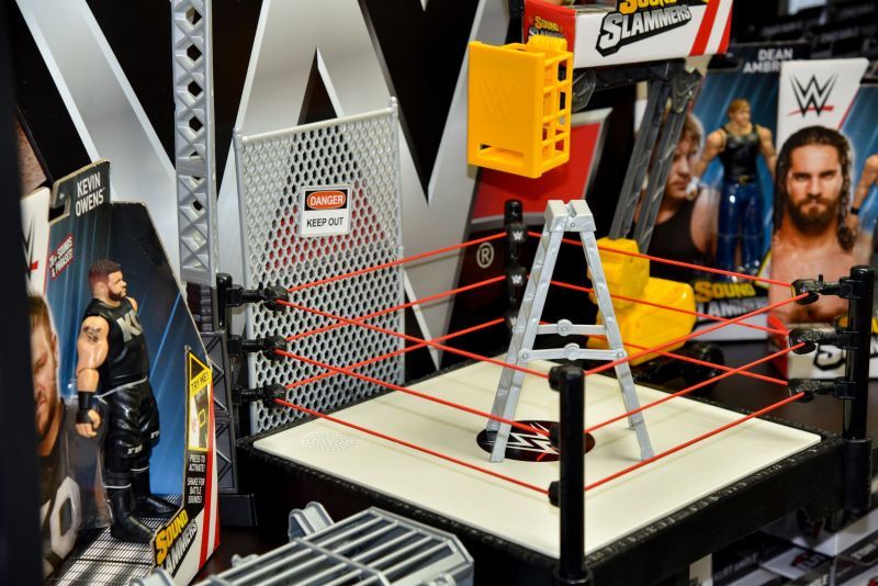 The WWE Sound Slammers Destruction Zone Playset takes all of these dynamics to the next level