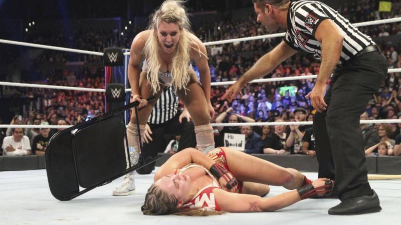 Charlotte Flair berates Ronda Rousey post-match at Survivor Series