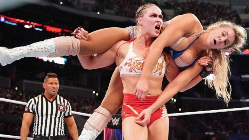 Image result for ronda rousey vs charlotte flair survivor series 2018