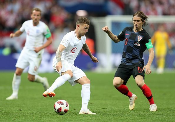Trippier impressed throughout the tournament as England earned a fourth-placed finish in Russia