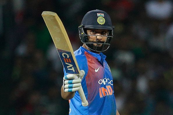 Rohit Sharma smashed his fourth T20I century to set-up India&#039;s formidable total