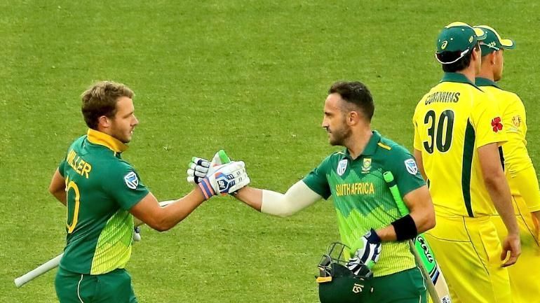 David Miller and Faf du Plessis smashed rapid centuries to power South Africa