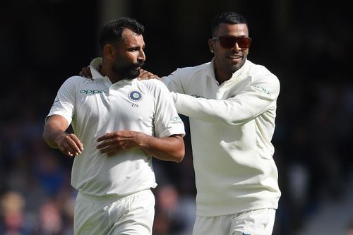 Mohammed Shami and Hardik Pandya