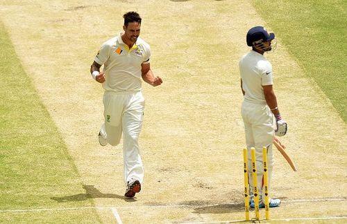 Mitchell Johnson had a fascinating battle with Virat Kohli during the 2014/15 series in Australia