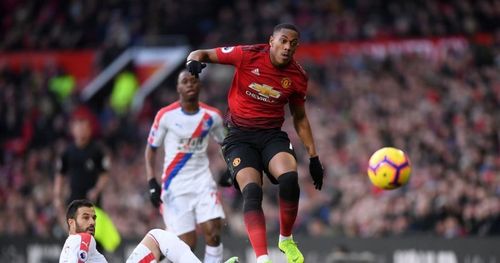 United took on Palace at Old Trafford.