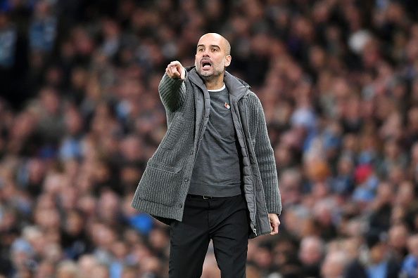 Manchester City manager Pep Guardiola