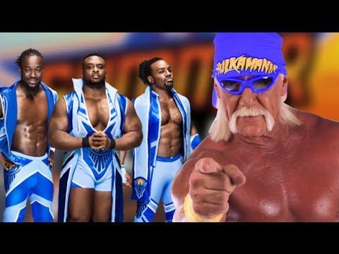 The New Day--Big E Langston, Kofi Kingston, and Xavier Woods--have no love lost for the Immortal Hulk Hogan.