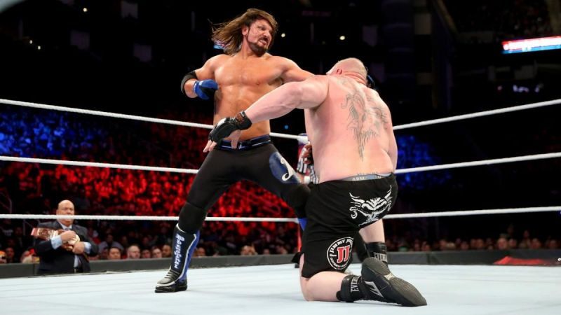 Brock Lesnar vs. AJ Styles was a phenomenal match