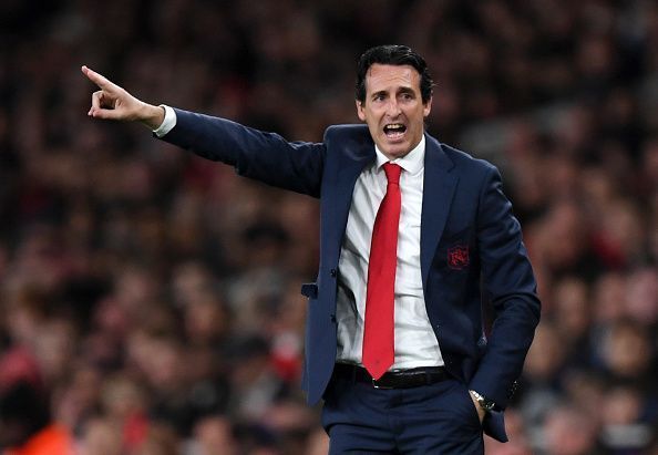 Arsenal boss Unai Emery