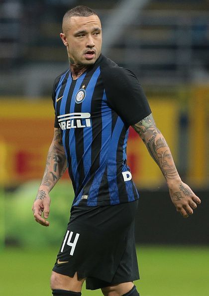 Nainggolan was carrying a knock for Inter Milan