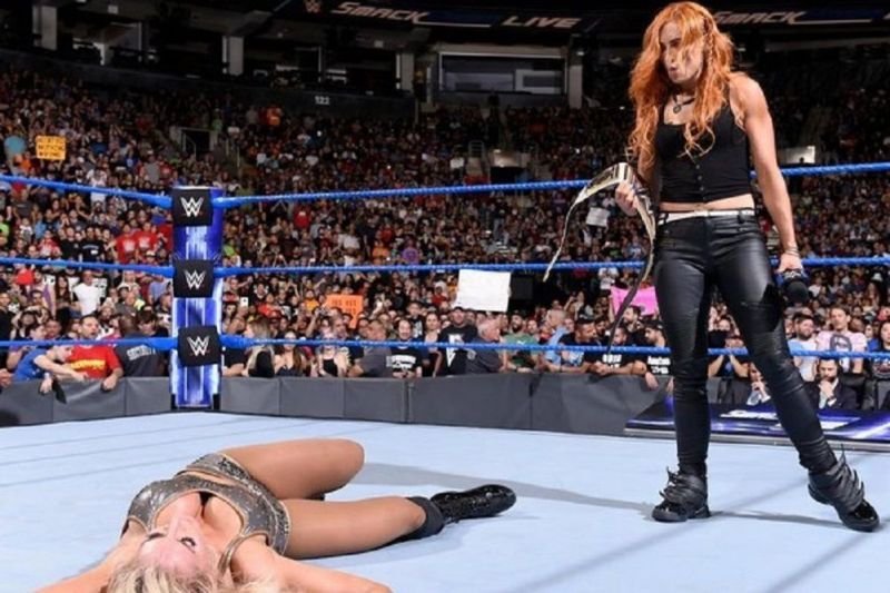 Will Becky Lynch be standing tall over Charlotte Flair once again?