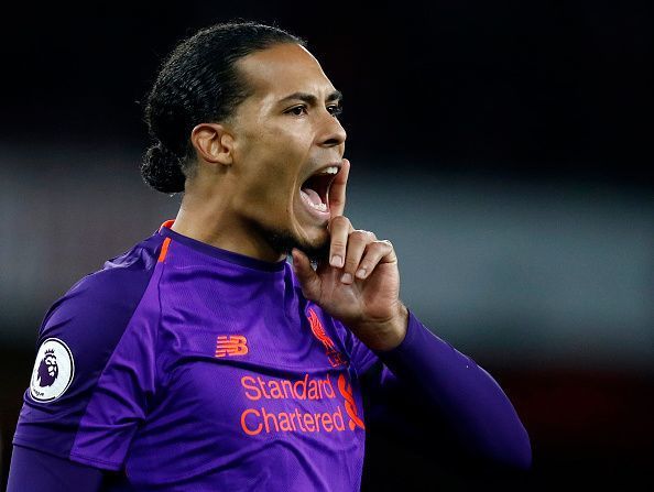 Virgil van Dijk could have scored a hat-trick against Arsenal.