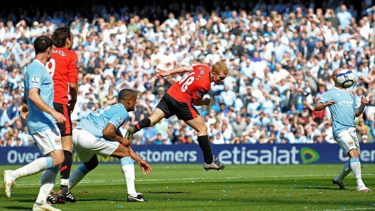 Paul Scholes with a late winner that day.