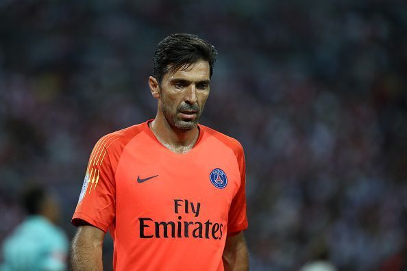 Buffon could make his first Champions League appearance of the season.