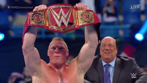 Brock Lesnar reclaimed the WWE Universal Championship at Crown Jewel<p>