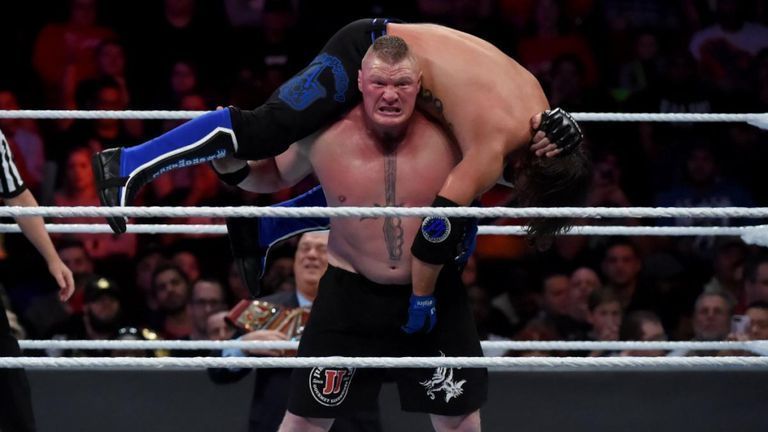 Lesnar vs Styles