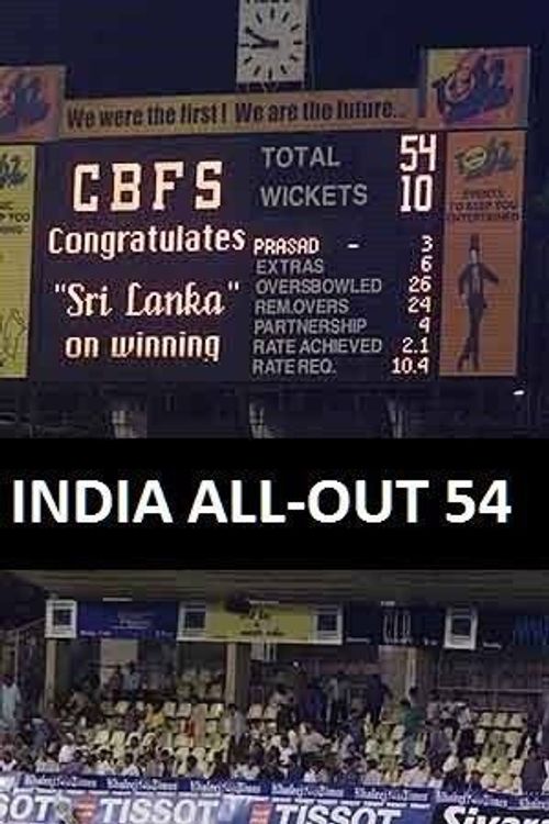 54 Remains to be India's lowest ever ODI score but the team has at least scored a 100 runs in every ODI innings since the 2011 World Cup