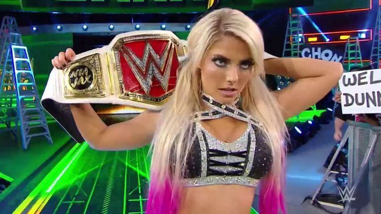 Alexa Bliss wins the Raw Women's Championship at Money in the Bank