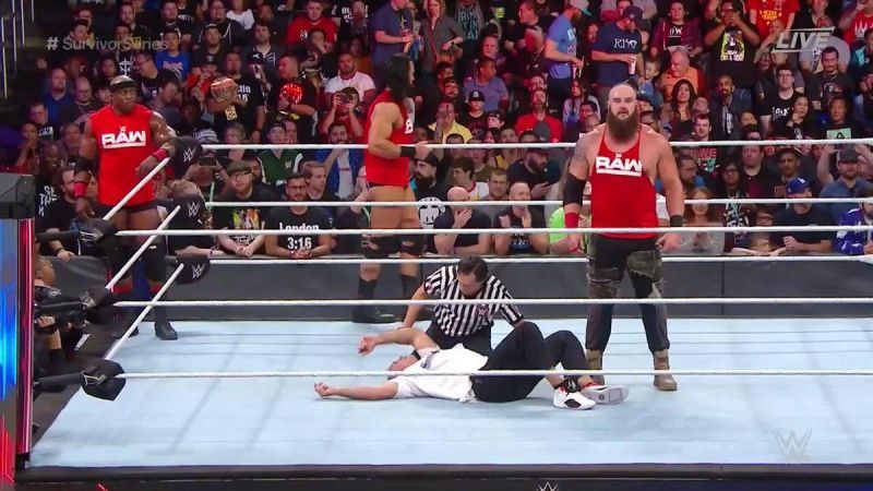 For the second year in a row, Braun was used by the Authority to win the match