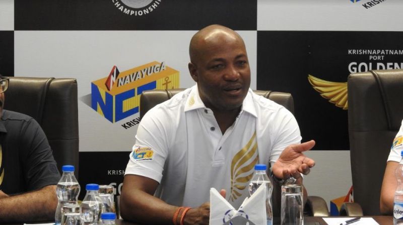 Brian Lara at the event in Bengaluru