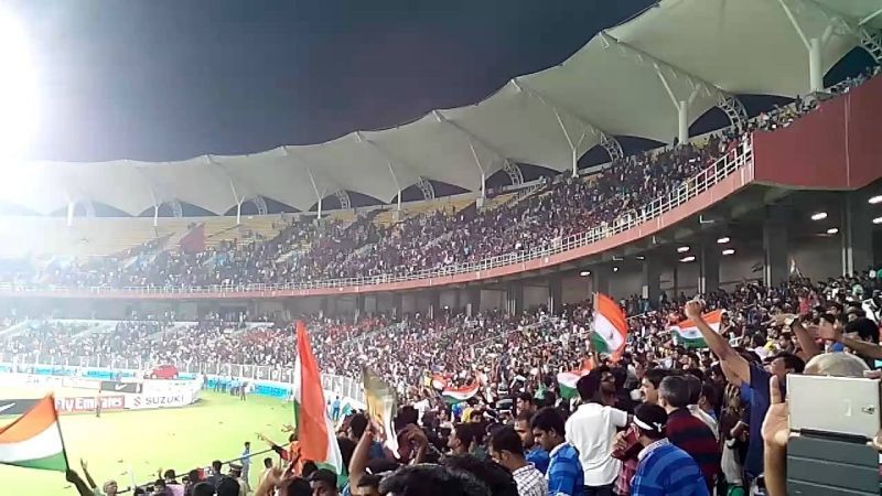 The Greenfield Stadium is located in the southern part of India