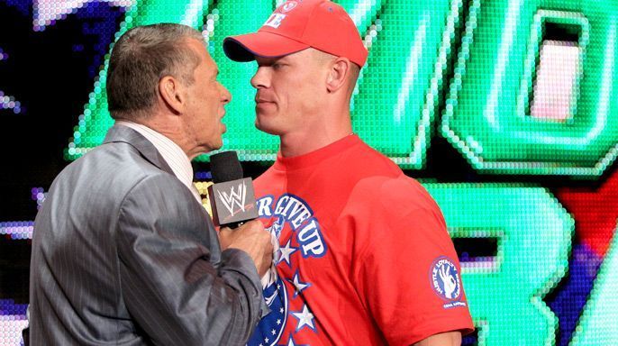 John Cena isn't involved in any of the WWE's major ongoing storylines