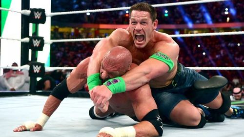 Cena faces Triple H at the Greatest Royal Rumble event.