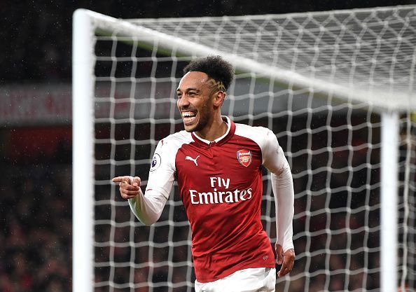 Aubameyang is currently one of the Premier League&#039;s top goalscorers this season