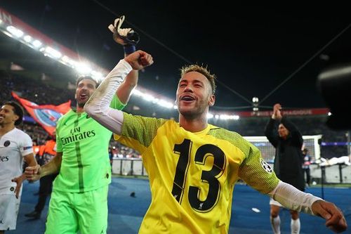 Neymar has surpassed Kaka's record as Brazil's all-time leading scorer in the Champions League.