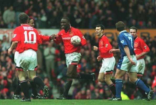 Andrew Cole during his time with Manchester United