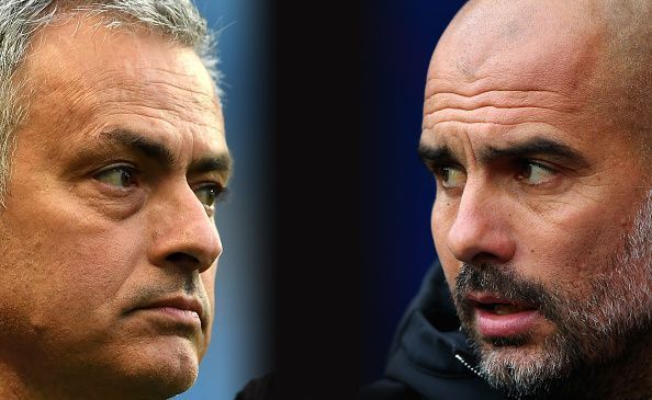 Pep Guardiola has the head-to-head advantage over his rival Jose Mourinho