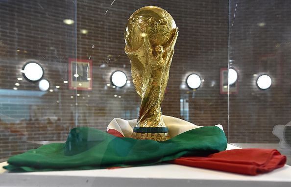 Italian Football Federation Trophies And Memorabilia Are Displayed In Turin