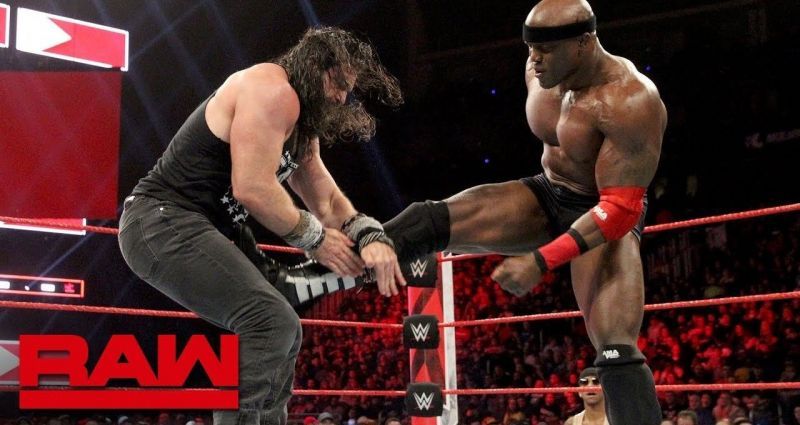 Lars Sullivan, the student, could feud with Bobby Lashley (right), the mentor, on RAW