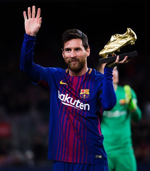 Messi is the current holder of the European Golden with his 34 La Liga goals last season