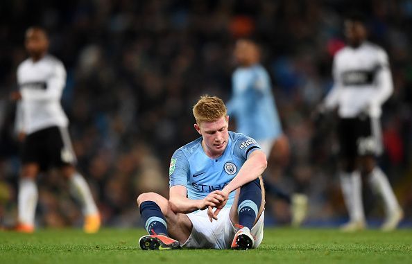 Kevin De Bruyne has been ruled out for over a month 