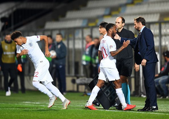 Gareth Southgate has become renowned for introducing younger talent like Jadon Sancho to the England set-up