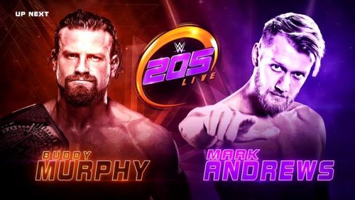 Buddy Murphy's first match since winning the Cruiserweight Title involved NXT UK's Mark Andrews