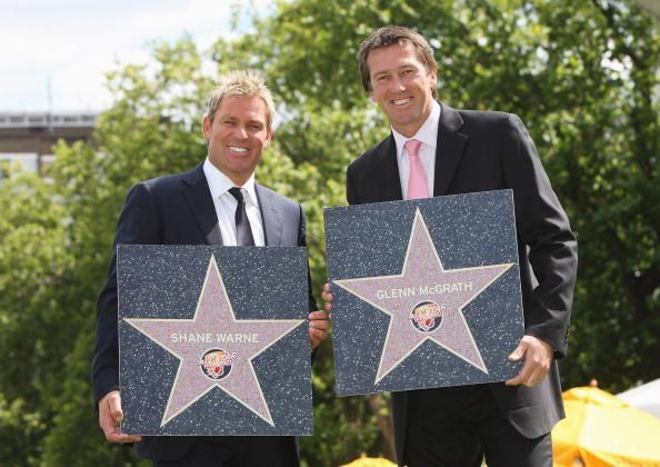 Glenn McGrath and Shane Warne Promote All*Star Cricket Match