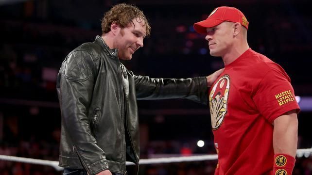 John Cena and Dean Ambrose can set up a great face vs heel match