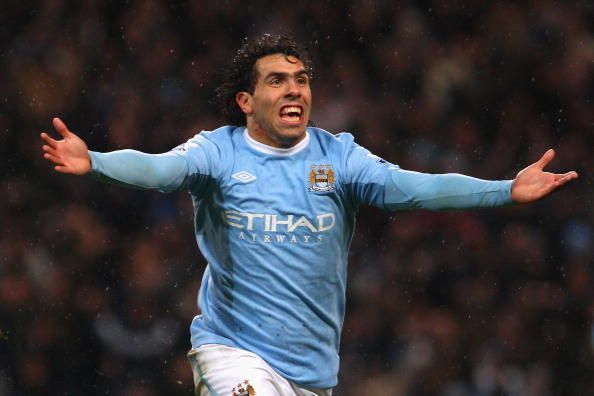 Tevez made the move to City in 2009