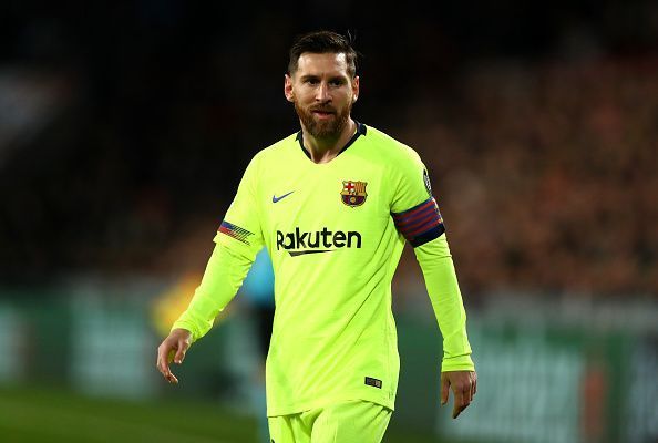Messi was in inspired form for Barcelona