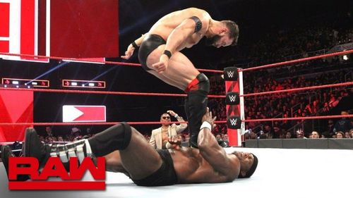 Finn Balor takes on Bobby Lashley on a re