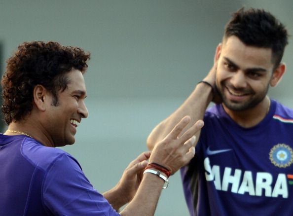 Virat Kohli has always regarded Sachin as his idol, and he is on a path to break his records.