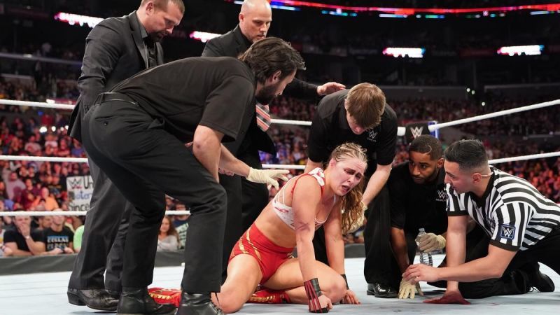 Ronda Rousey suffered a massive beatdown