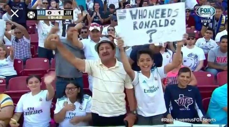 Real Madrid fan&#039;s wrong attitude