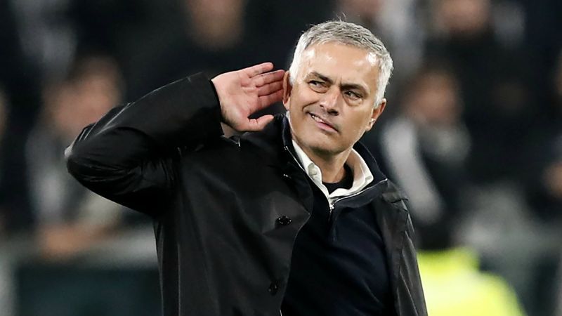 Jose Mourinho mocks the Juventus fans