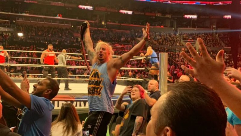 Enzo Amore was at ringside for Survivor Series