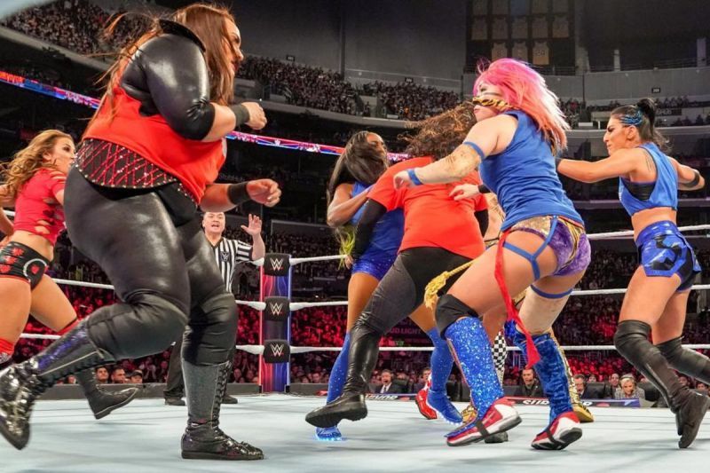 Bayley &amp; Sasha Banks took Natalya &amp; Ruby Riott&#039;s spots in this matchup