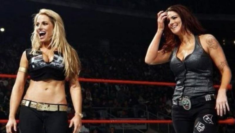 Image result for Lita and Trish Stratus evolution