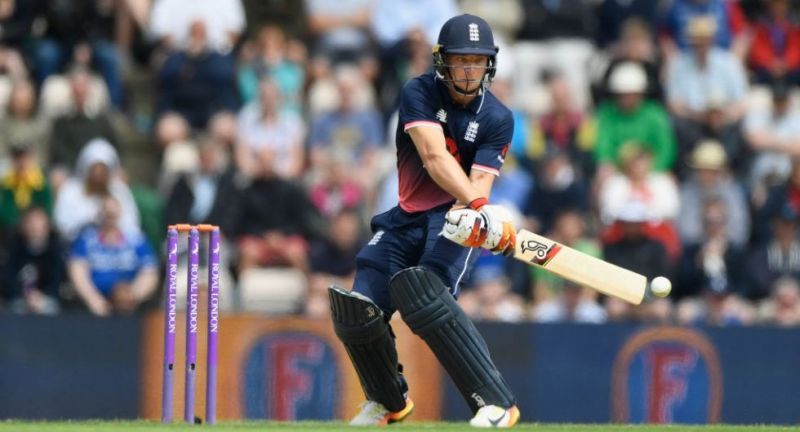 Jos Buttler playing a paddle shot